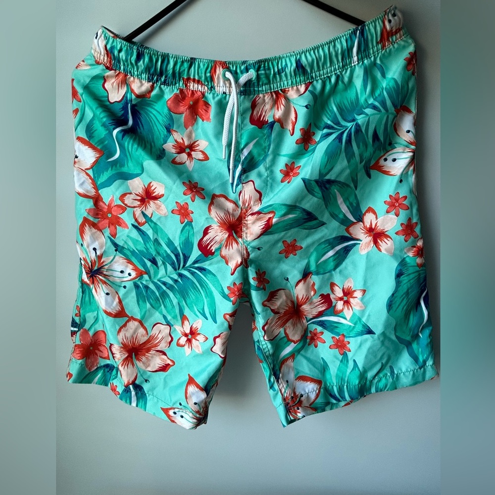 Lands End Boys Lined Swims shorts